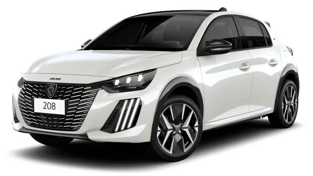 New Peugeot 208 for rent in Naxos