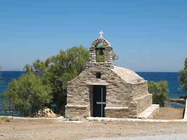 Church at the east coastof Naxos